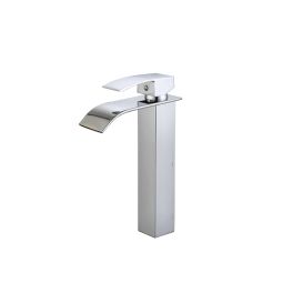 Grifo monomando de lavabo efecto cascada modelo bariloche