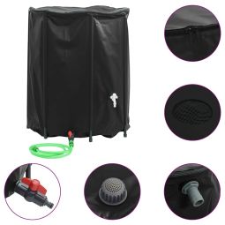 vidaXL depósito de agua plegable con grifo PVC 1250 l