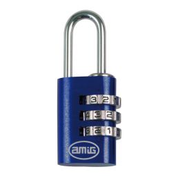 Candado combinacion 76-20 alum azul 22022 amig