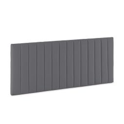 Cabecero eris tapizado 140x60 cm gris oscuro
