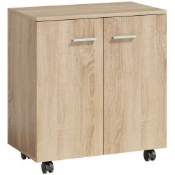 Aparador 60x35x65 cm color marrón Homcom, hogar - muebles de comedor