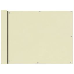 Toldo para balcón tela oxford 90x600 cm crema