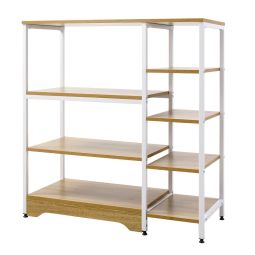 Estante de cocina 90x40x95 cm color marrón Homcom, hogar - cocina