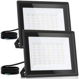 Aigostar foco LED exterior 50w 4300 lúmen ip65,4000 k,parque 2 piezas