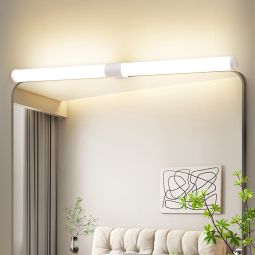 Nettlife lámpara de pared para baño LED blanco 60x5.2
