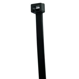 Bridas de nailon negras - 4,6x200 mm