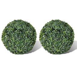 Arbusto de bolas boj artificial h27 cm 2 unidades eerf6063