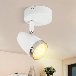 Nettlife lámpara de techo LED  blanca  8x13.5