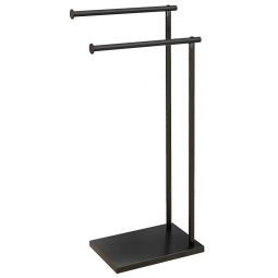 Toallero de pie 35.5x20x78 cm metal Homcom, hogar - baño