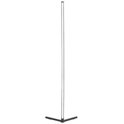 Lámpara de pie LED, 16 millones colores, +200 modos de luz, negro