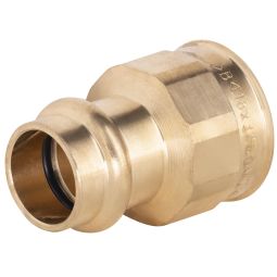 Conexión de cobre a prensar ø18 - hembra 3/4'