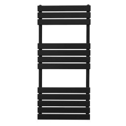 Radiadores toalleros de panel plano – 1200mm x 500mm – negro