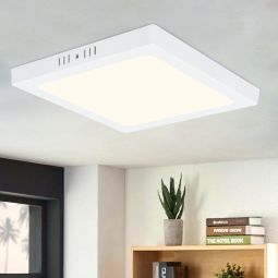 Nettlife lámpara de techo LED 4000k 18w blanco 23cm ip44 lámpara de baño