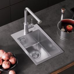Fregadero de cocina cepillado de inox - cecipa max - 2 tipo instalación