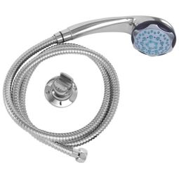 Rociador de ducha rousseau flexible combinado 5 jets heko cromo