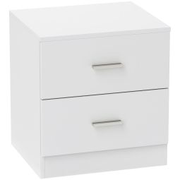 Mesita de noche 45x39.5x49 cm color blanco Homcom