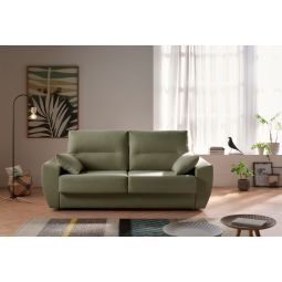Sofa cama italiano monaco 3 plazas verde