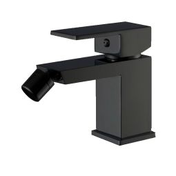 Valaz grifo bidet monomando cuadrado negro mate