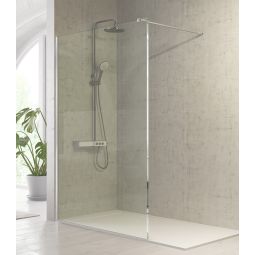 Panel fijo de ducha fresh plata brillo - 98.5/100 cm