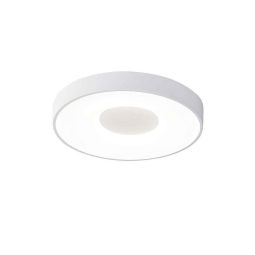 Mantra plafón de techo LED redondo blanco regulable coin app y mando –