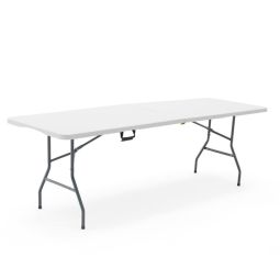 Mesa plegable y portátil Gardiun new koln 240x74x74 cm de resina en color b