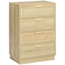 Cómoda con cajone 60x38x88.5 cm color marrón Homcom