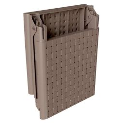 Tumbona plegable con ruedas color: wengue 58x42x199cm modelo: dream sp