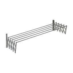 *tendedero  extensible 120 cm aluminio wurko
