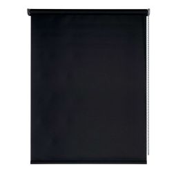 Storesdeco|estor opaco moon, estor enrollable blackout negro, 80 x 180 cm