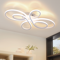 Nettlife plafón de techo blanca LED 40x26.5