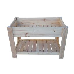 Mesa de cultivo de madera 119x65x80cm 115l toscares natural