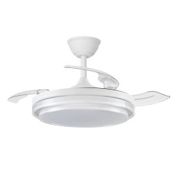 Ventilador de techo pampin l blanco cct regulable 106cm