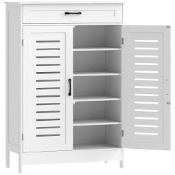 Mueble zapatero 78x37x115.8 cm mdf color blanco Homcom