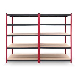Pack 2 estanterías metálicas catterhouse rack cargo advance 120 - 120x60x18