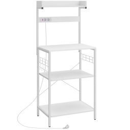 Estantería de cocina 60x42x137 cm color blanco Homcom, hogar - cocina