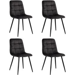 Dupi sillas de comedor altea | pack 4 unidades | gris