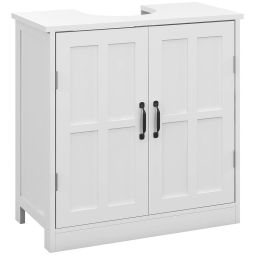 Armario de baño 60x30x60 cm color blanco kleankin, hogar - baño