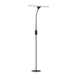 Nettlife lámpara de pie negro 158x44