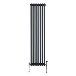 Radiador tradicional vertical de 3 columnas – 1800 x  382 mm - gris