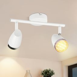 Nettlife lámpara de techo LED blanca  25x15.5