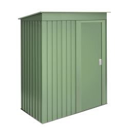 Armario metálico jardín 1.39m² Wasabi puerta corredera anticorrosión