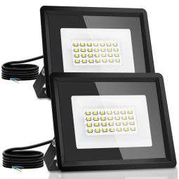 Aigostar foco LED exterior 20w 1650 lúmen ip65,4000 k,parque 2 piezas