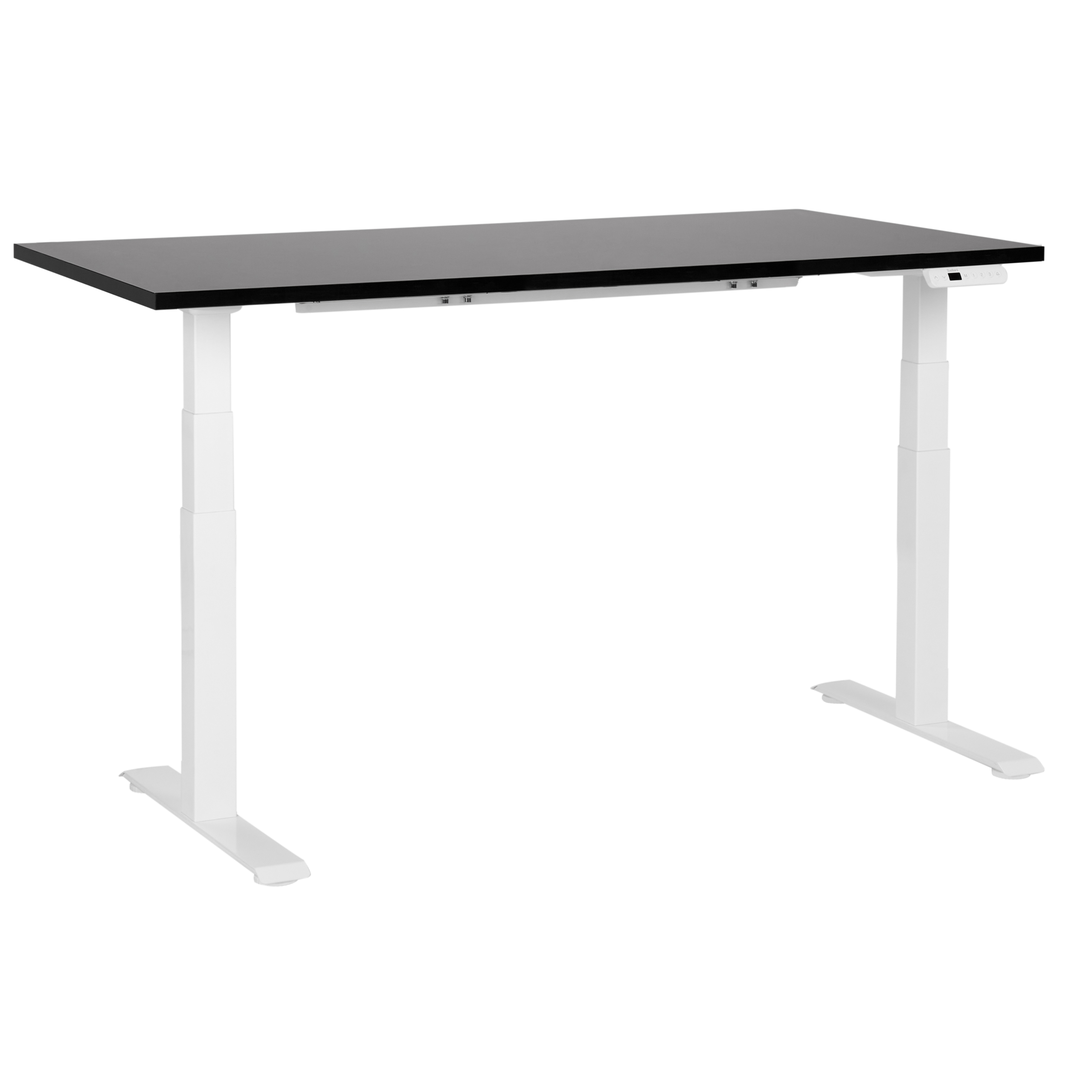 Escritorio de altura regulable eléctrico destines 160 cm 72 cm negro/blanco