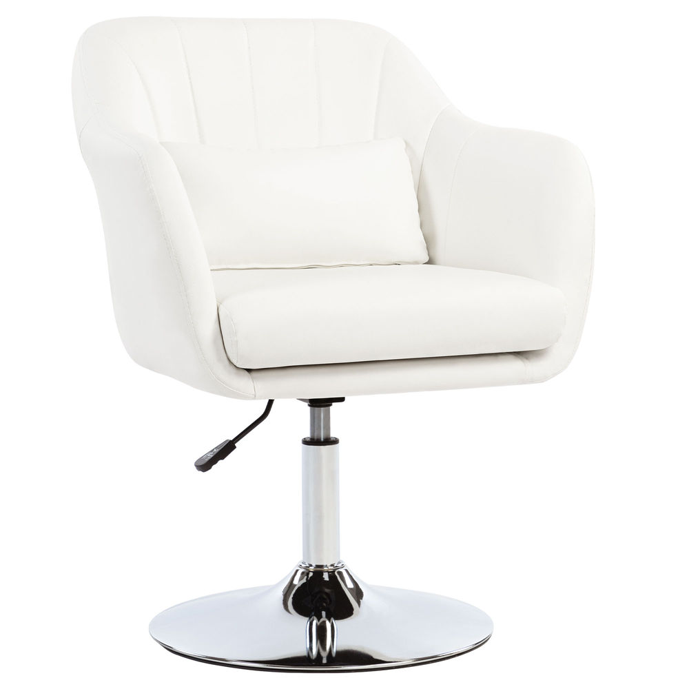 Sillón para salón 60x60x91 cm pu color blanco Homcom, hogar - cocina