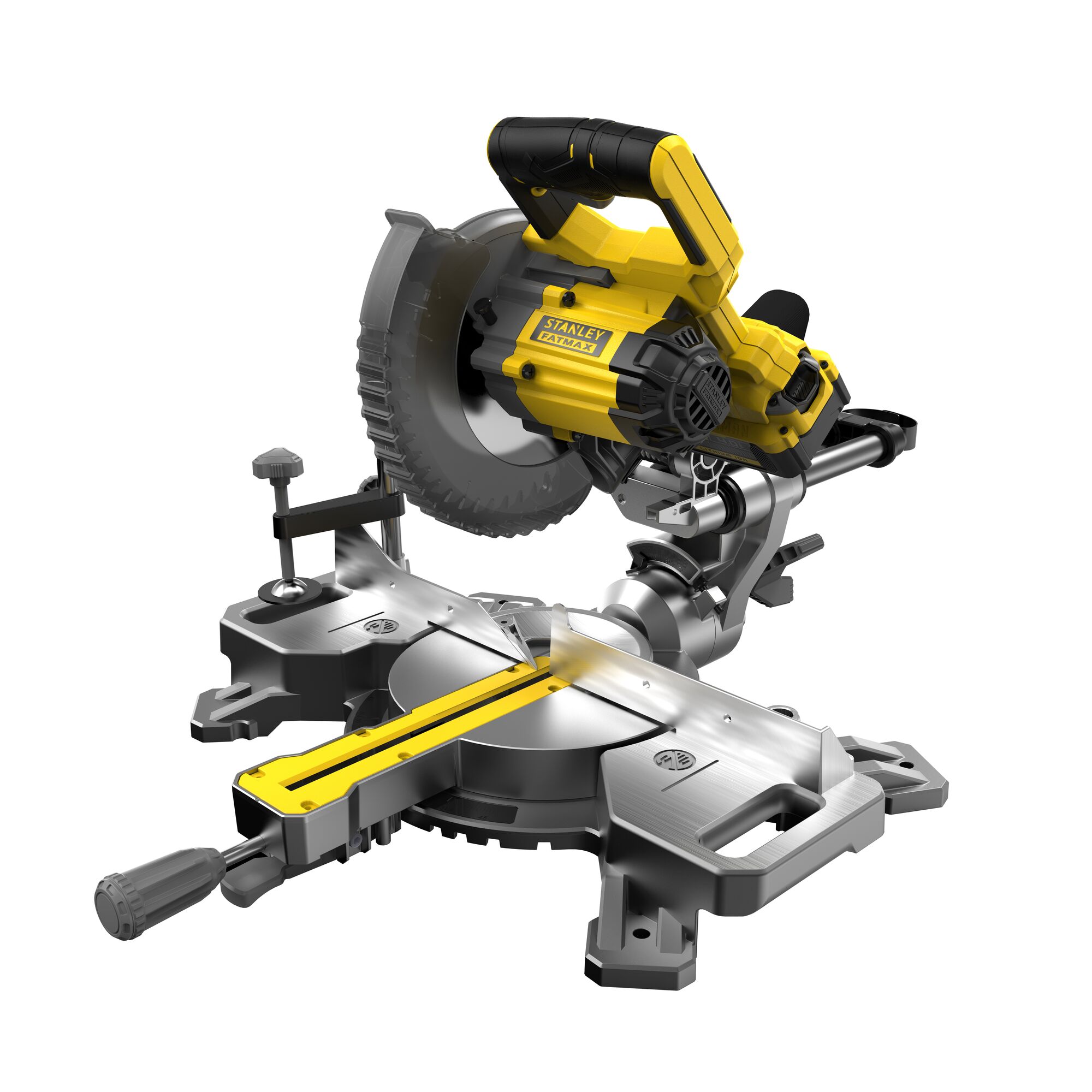 Stanley ingletadora v20 li-ion 18v con 1 hoja 190x16mm tct 40d, 1 batería
