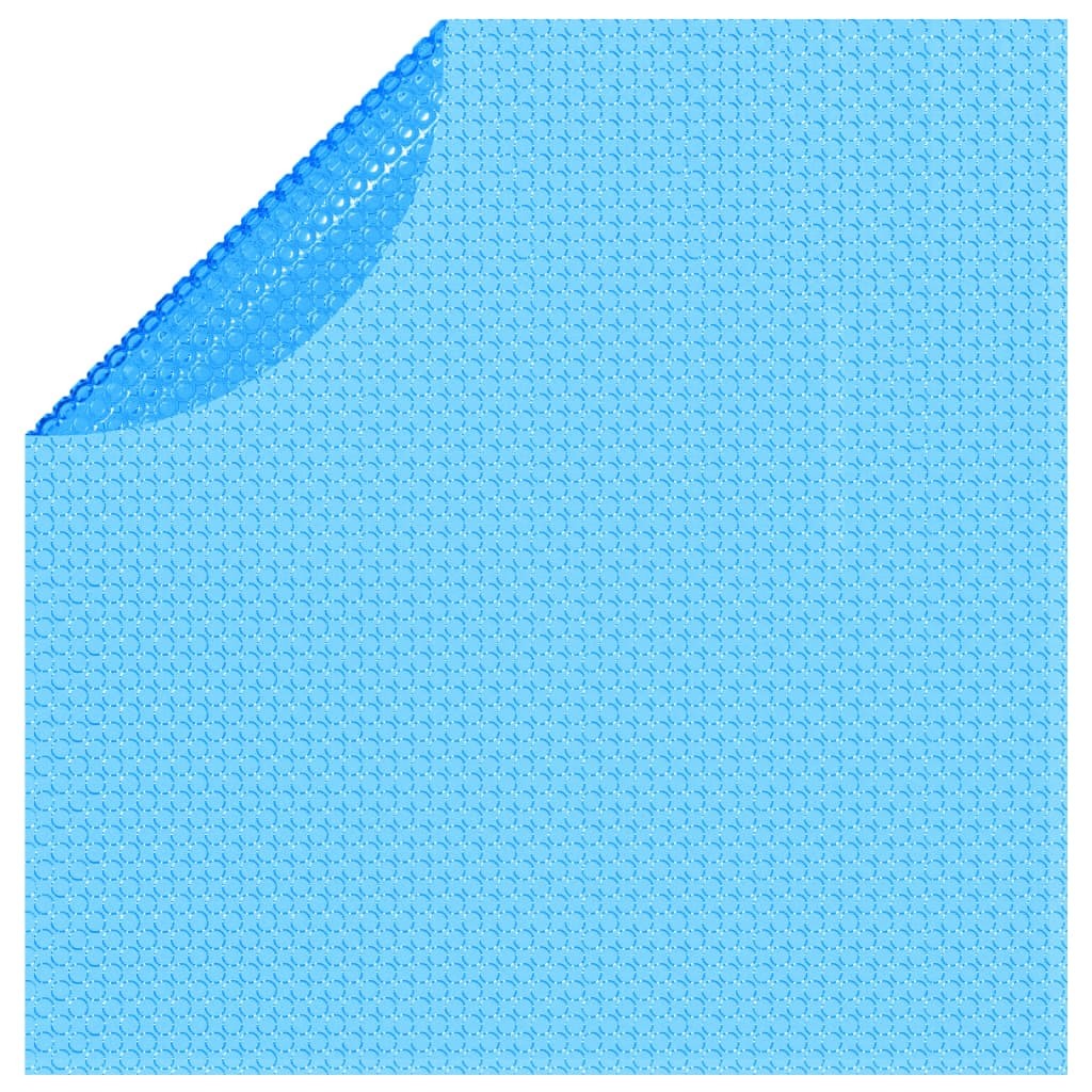vidaXL cubierta solar de piscina de pe redonda y flotante 250 cm azul