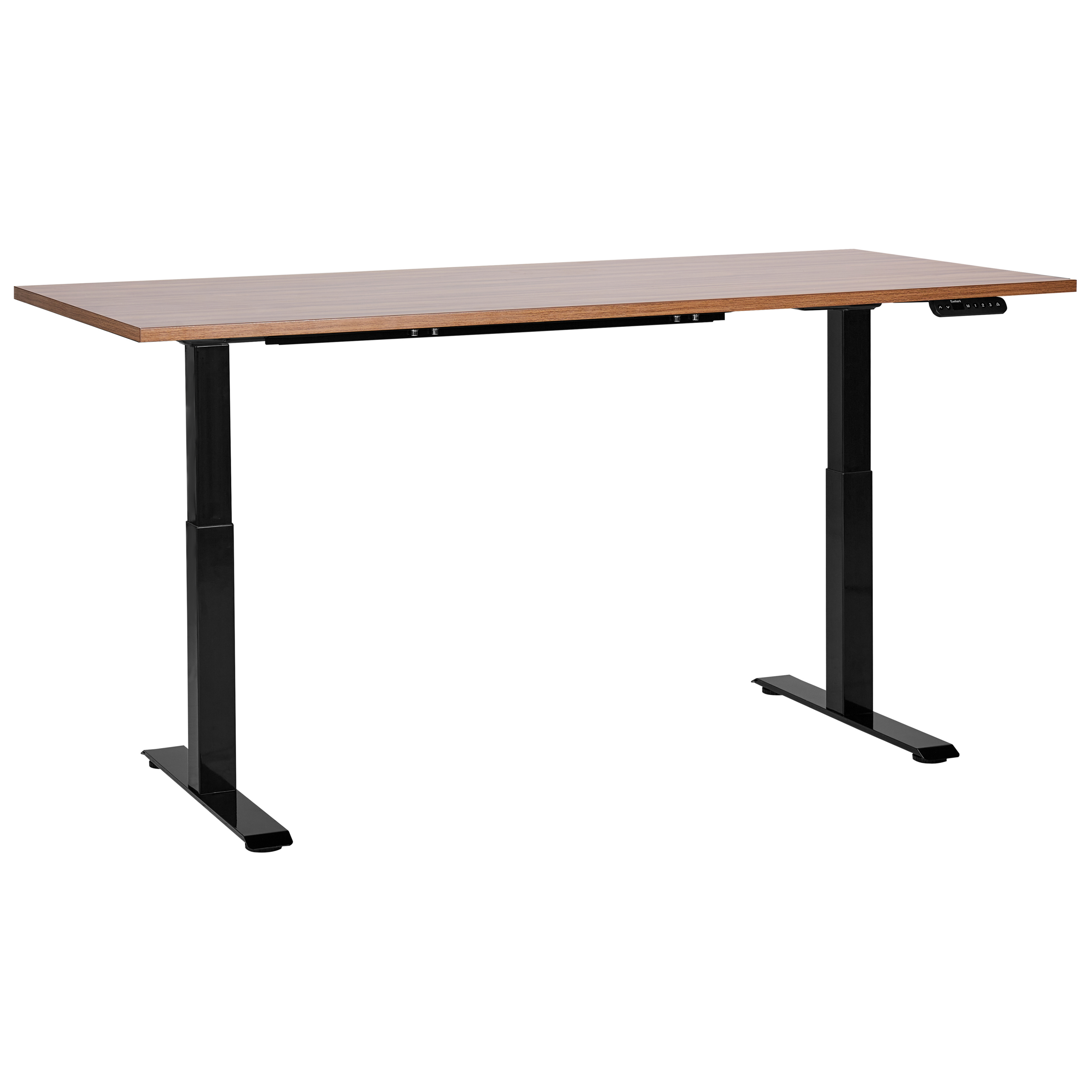 Escritorio de altura regulable eléctrico destines 180 cm 80 cm marrón/negro