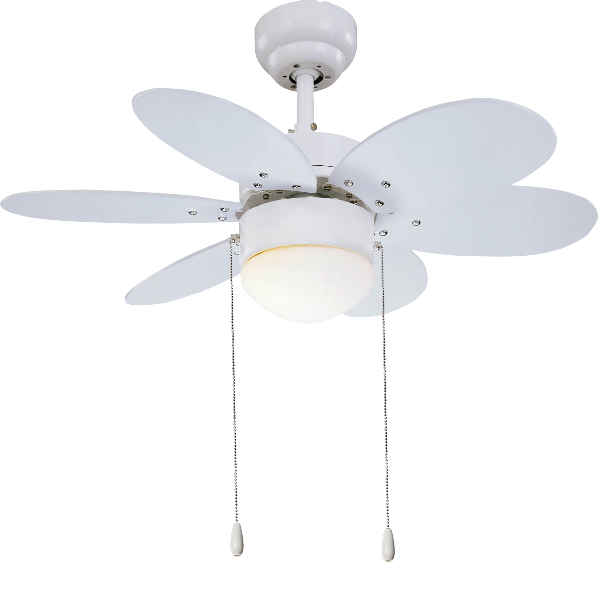 Ventilador de techo motor ac 76cm 1xE27 palas reversibles multicolor