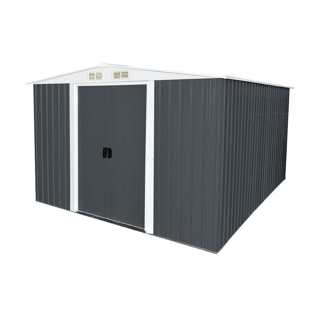 Bohio cobertizo para herramientas xl de acero galvanizado - 258 x 177 cm
