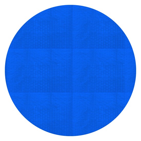 Cubierta solar para piscina redonda ø 549 cm azul, espesor de 400 µm